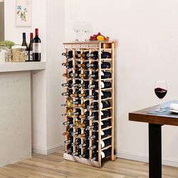 Suport pentru sticle Costway JV10938 (Natural)