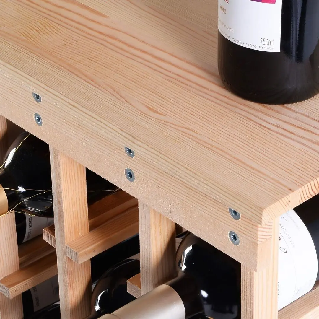 Suport pentru sticle Costway JV10938 (Natural) - 6