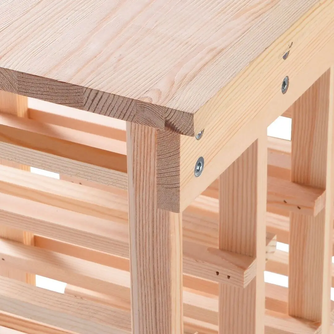 Suport pentru sticle Costway JV10938 (Natural) - 5