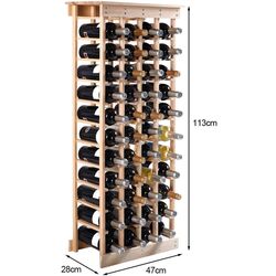 Suport pentru sticle Costway JV10938 (Natural) Thumb