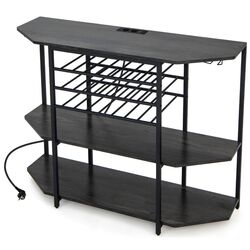 Стеллаж для бутылок Costway JV11141DE-GR (Dark Grey/Black) Thumb