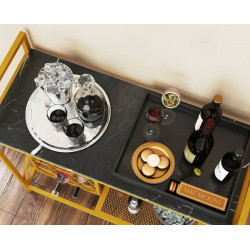 Etajera pentru sticle Costway JV12128DK (Yellow/Black) Thumb