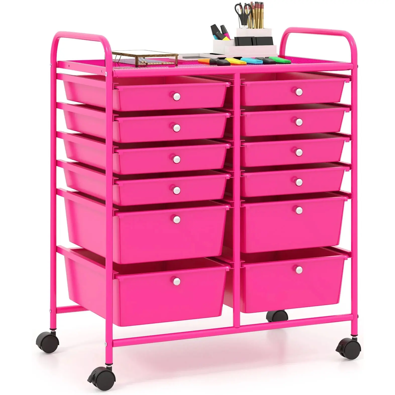 Стеллаж-органайзер Costway HW56500HP (Pink) - 3