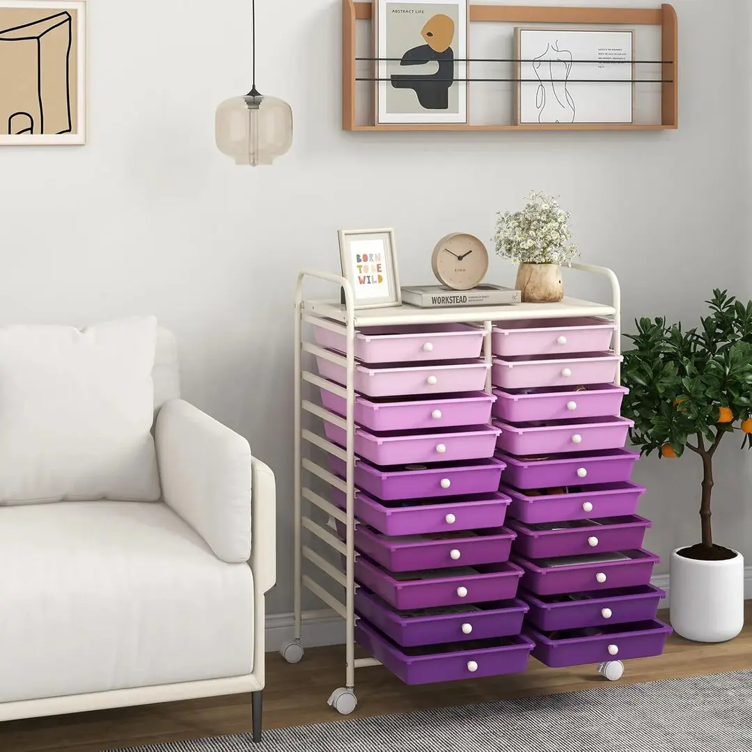 Etajera-organizator Costway HW56501PU (Purple)