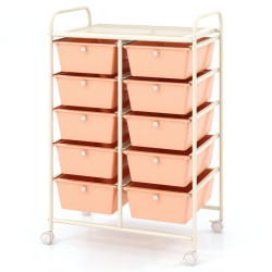 Стеллаж-органайзер Costway JV11073PF (Pink/White) Thumb