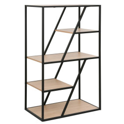 Стеллаж DP Agis (Black/Wood) Thumb