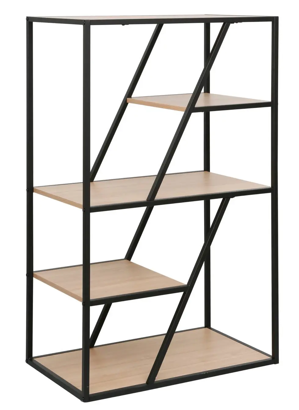Стеллаж DP Agis (Black/Wood) - 2