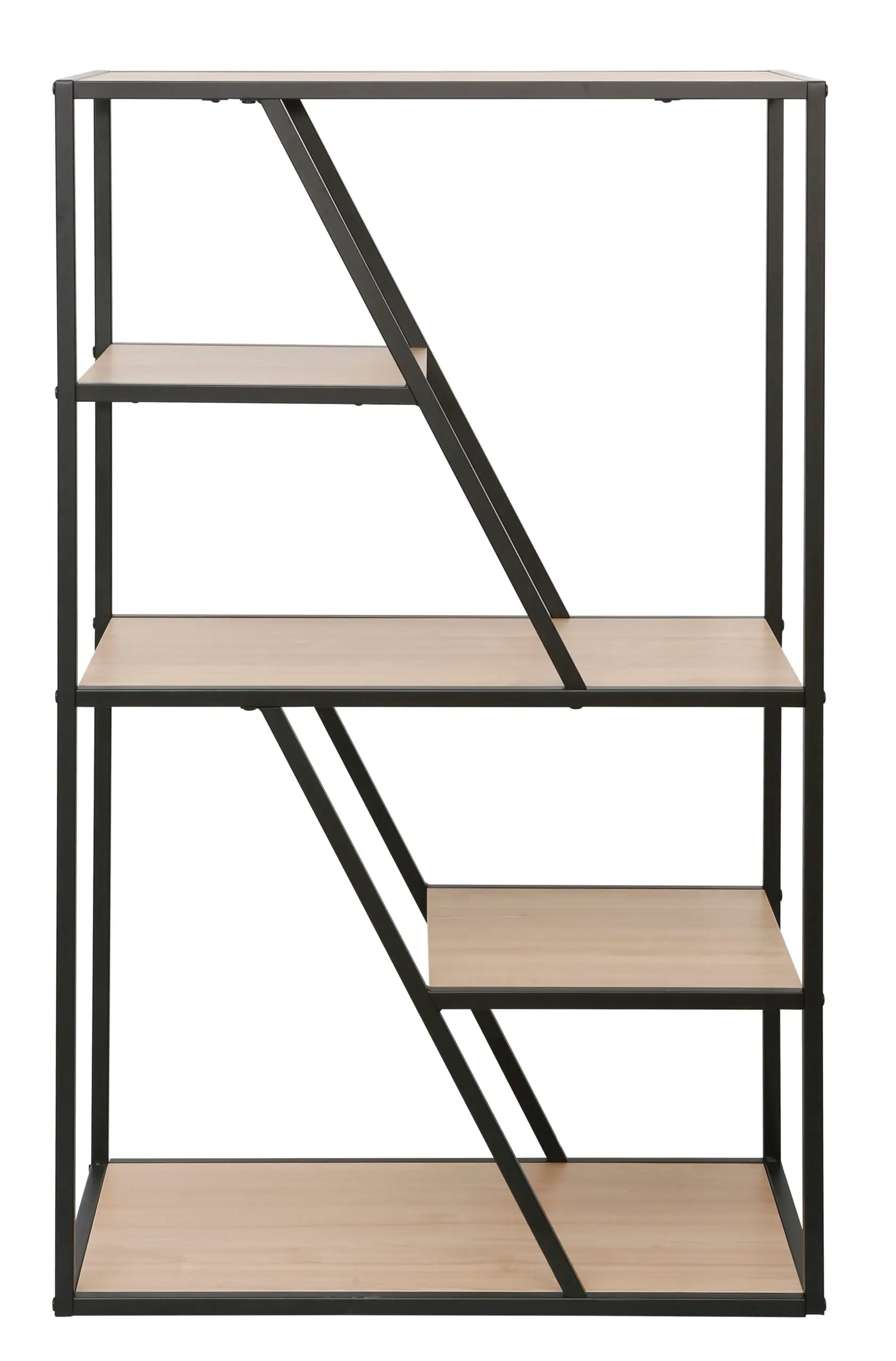 Стеллаж DP Agis (Black/Wood) - 3