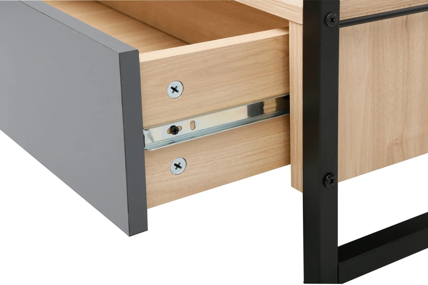 Стеллаж DP Alto (Dark Grey/Oak) - 5