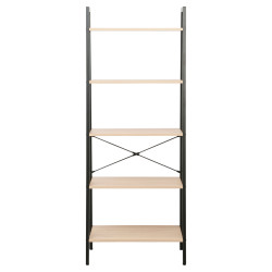 Стеллаж DP Azalia 64x34x164 (Oak/Black) Thumb