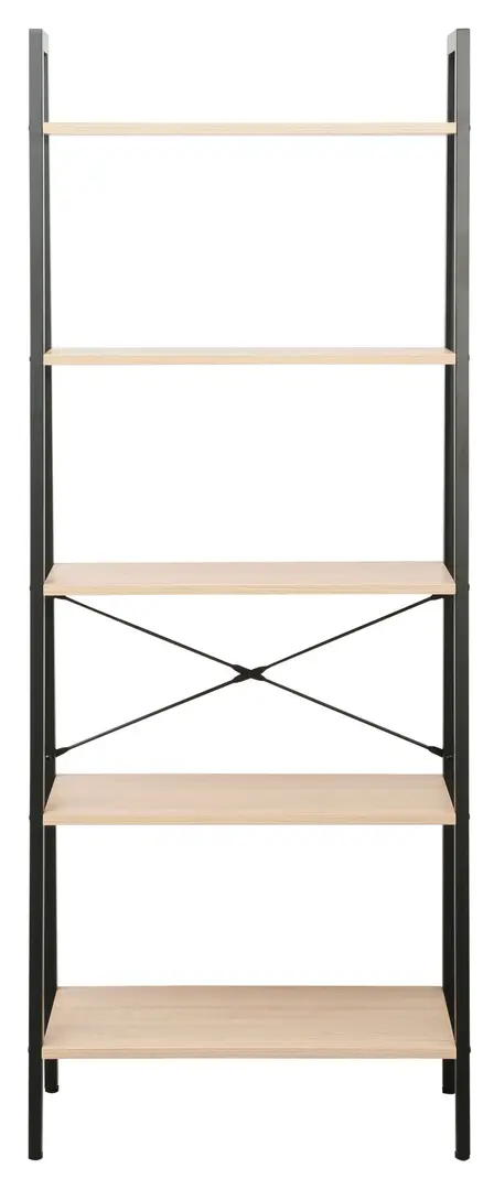 Стеллаж DP Azalia 64x34x164 (Oak/Black) - 2