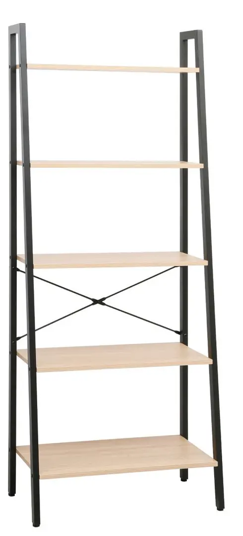 Стеллаж DP Azalia 64x34x164 (Oak/Black) - 3
