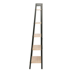 Стеллаж DP Azalia 64x34x164 (Oak/Black) Thumb