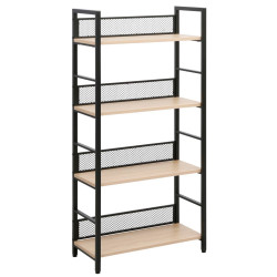 Стеллаж DP Brick 60x28x121 (Black/Natural) Thumb