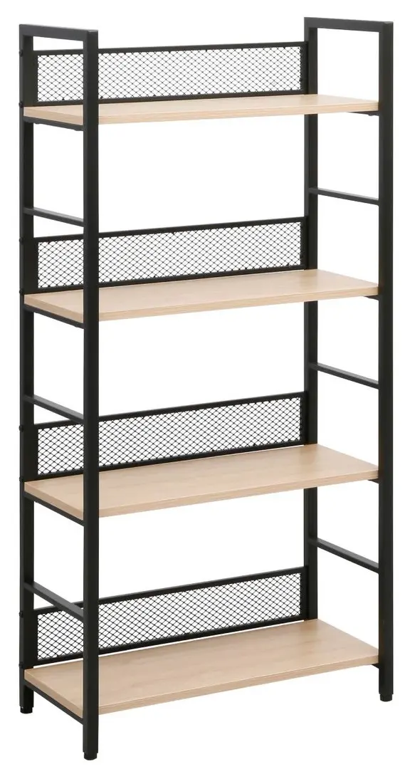 Стеллаж DP Brick 60x28x121 (Black/Natural) - 2