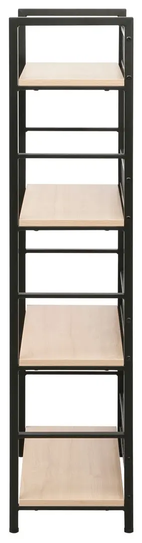 Стеллаж DP Brick 60x28x121 (Black/Natural) - 4