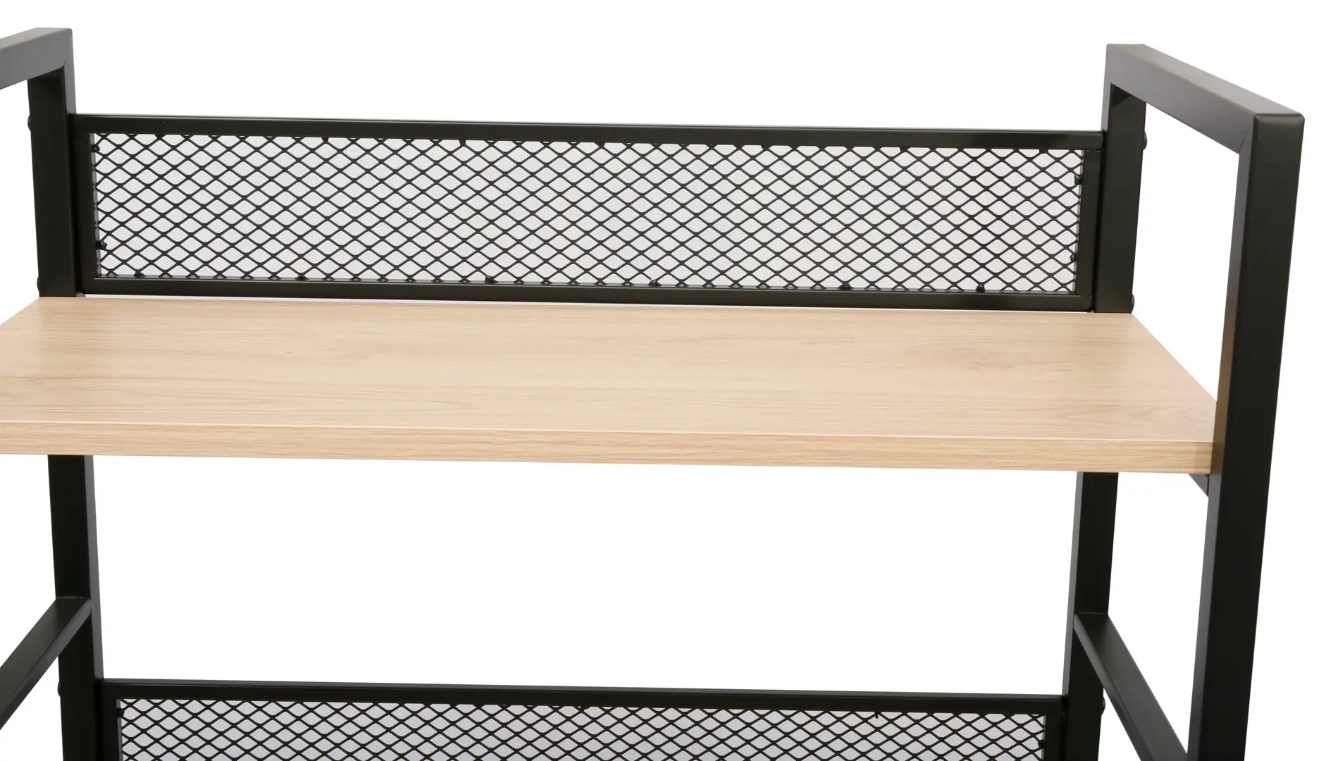 Стеллаж DP Brick 60x28x121 (Black/Natural) - 5