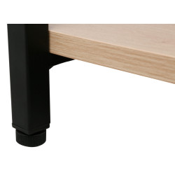 Стеллаж DP Brick 60x28x121 (Black/Natural) Thumb