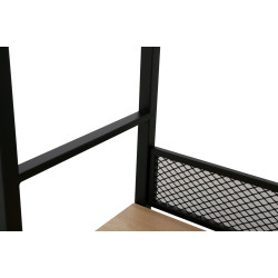 Стеллаж DP Brick 60x28x121 (Black/Natural) Thumb