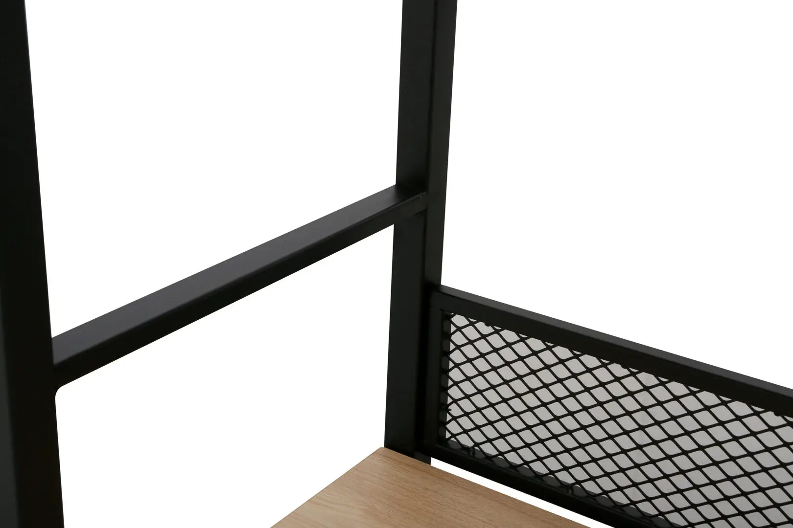 Стеллаж DP Brick 60x28x121 (Black/Natural) - 7
