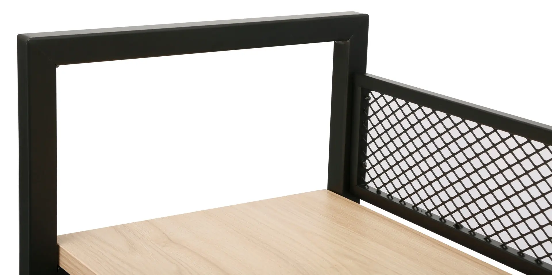 Стеллаж DP Brick 60x28x121 (Black/Natural) - 8