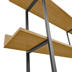 Etajera DP Capri (Wood/Black) Thumb