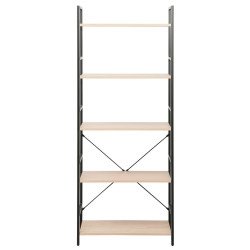 Стеллаж DP Columbus 63x30x158 (Black/Oak) Thumb