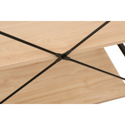 Стеллаж DP Columbus 63x30x158 (Black/Oak) Thumb
