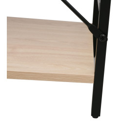 Стеллаж DP Columbus 63x30x158 (Black/Oak) Thumb