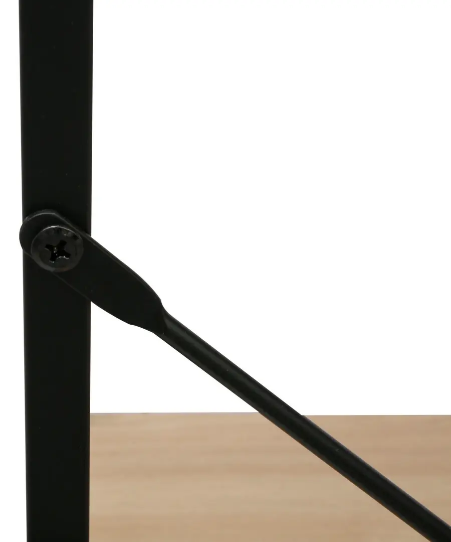 Стеллаж DP Columbus 63x30x158 (Black/Oak) - 7