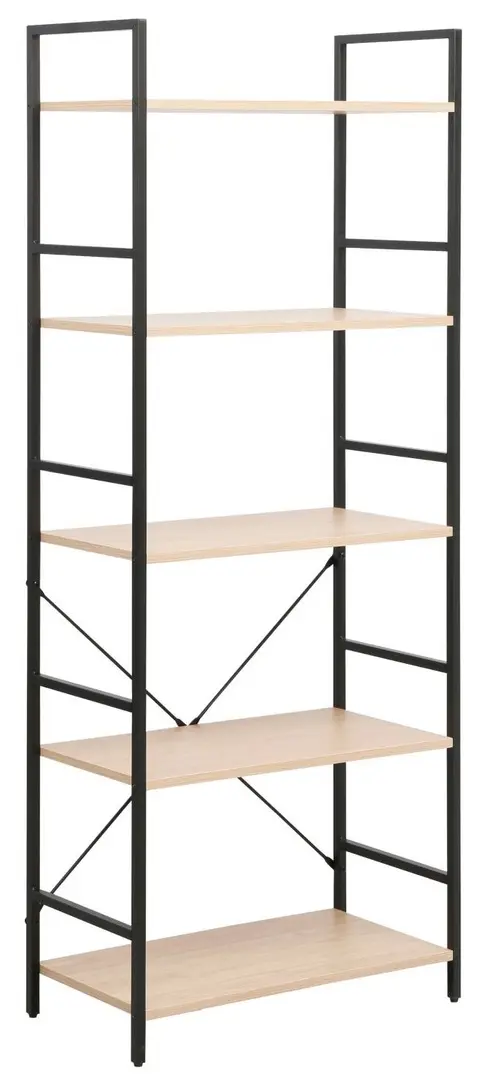 Стеллаж DP Columbus 63x30x158 (Black/Oak)