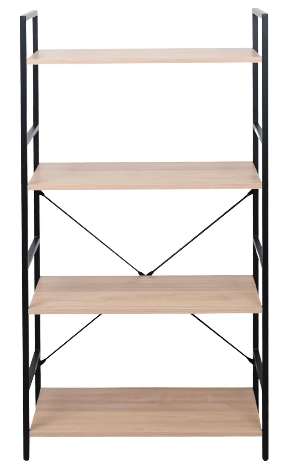 Стеллаж DP Columbus (Black/Wood) - 2