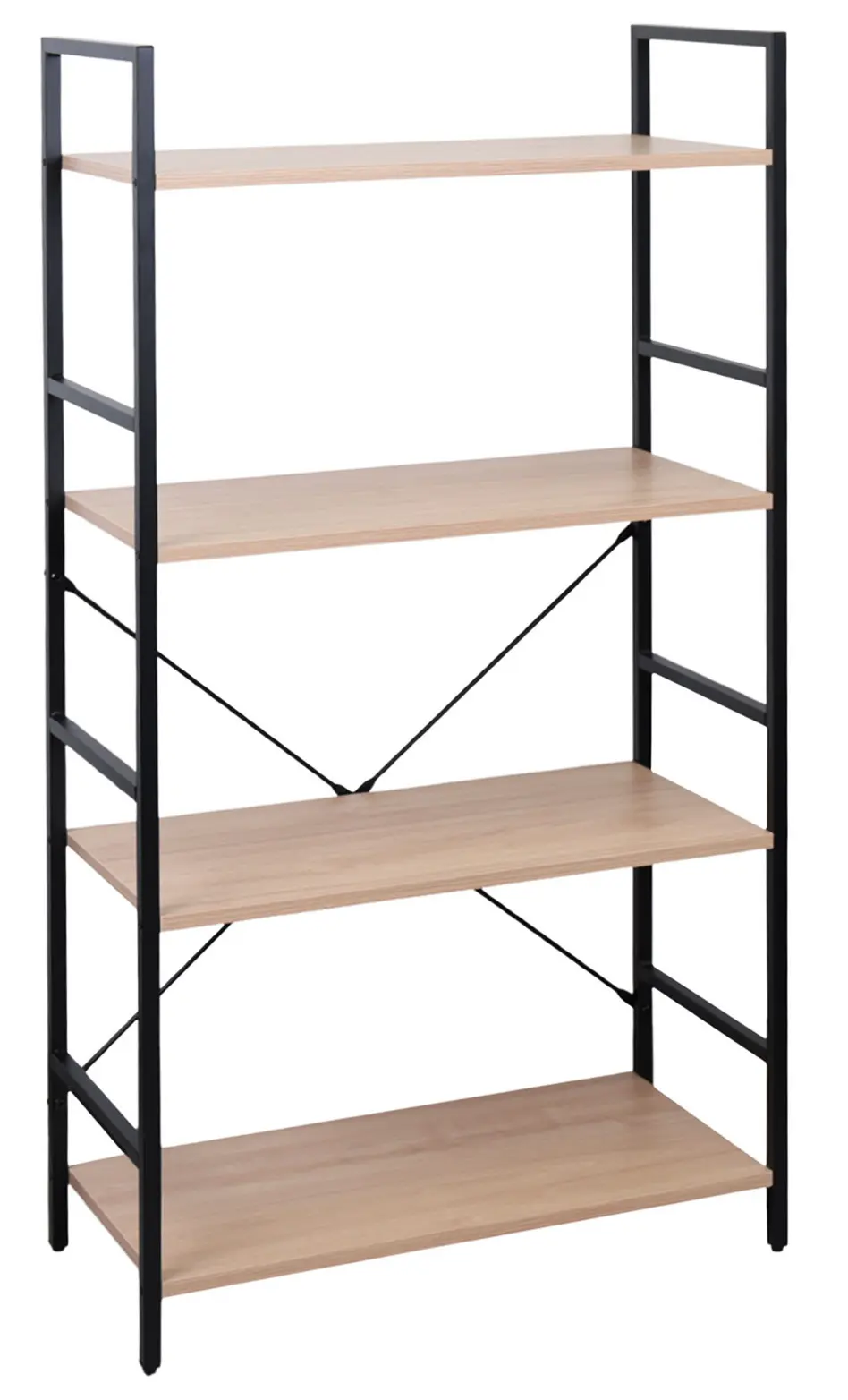 Стеллаж DP Columbus (Black/Wood) - 3