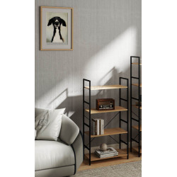 Стеллаж DP Columbus (Black/Wood)