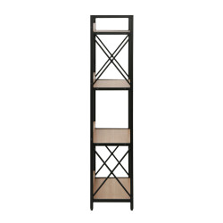 Стеллаж DP Karl 51x30x137.5 (Black/Oak) Thumb
