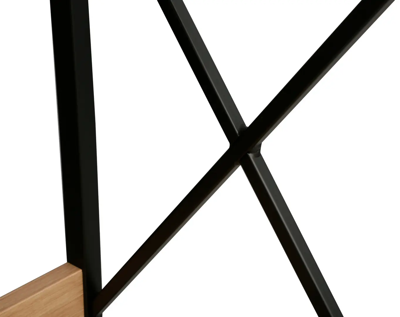 Стеллаж DP Karl 51x30x137.5 (Black/Oak) - 5