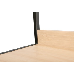 Стеллаж DP Karl 51x30x177 (Black/Oak) Thumb