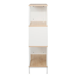 Стеллаж DP Loreto 70x30x113 (White/Oak) Thumb
