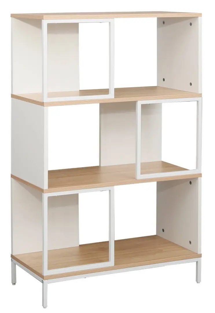 Стеллаж DP Loreto 70x30x113 (White/Oak)