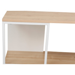 Стеллаж DP Loreto 70x30x79.5 (White/Oak) Thumb