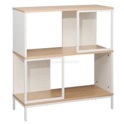 Стеллаж DP Loreto 70x30x79.5 (White/Oak)