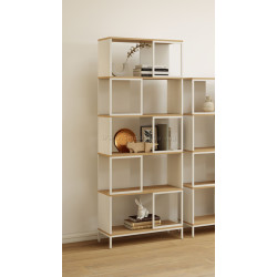 Стеллаж DP Loreto (White/Wood)