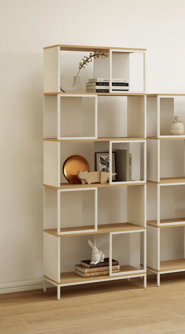 Стеллаж DP Loreto (White/Wood)