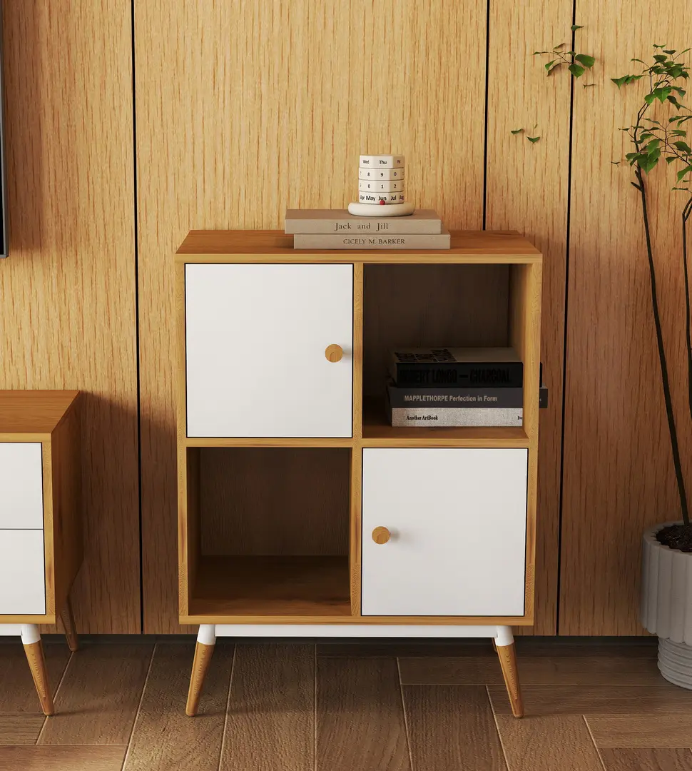 Стеллаж DP Marani (White/Wood)