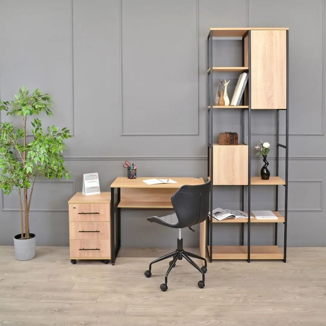 Etajera DP Rio 2 Plus (Sonoma Oak/Black)