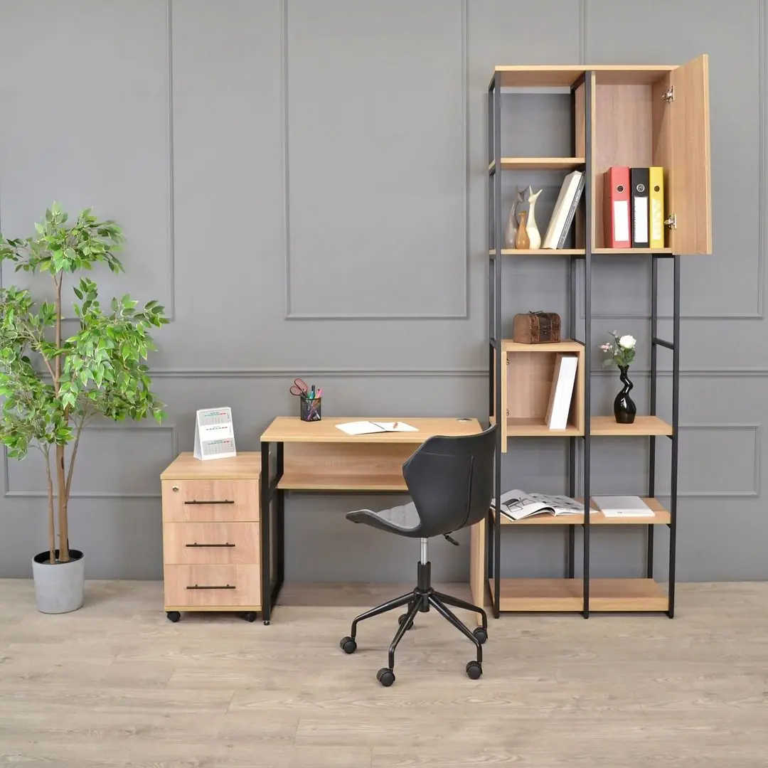 Etajera DP Rio 2 Plus (Sonoma Oak/Black)