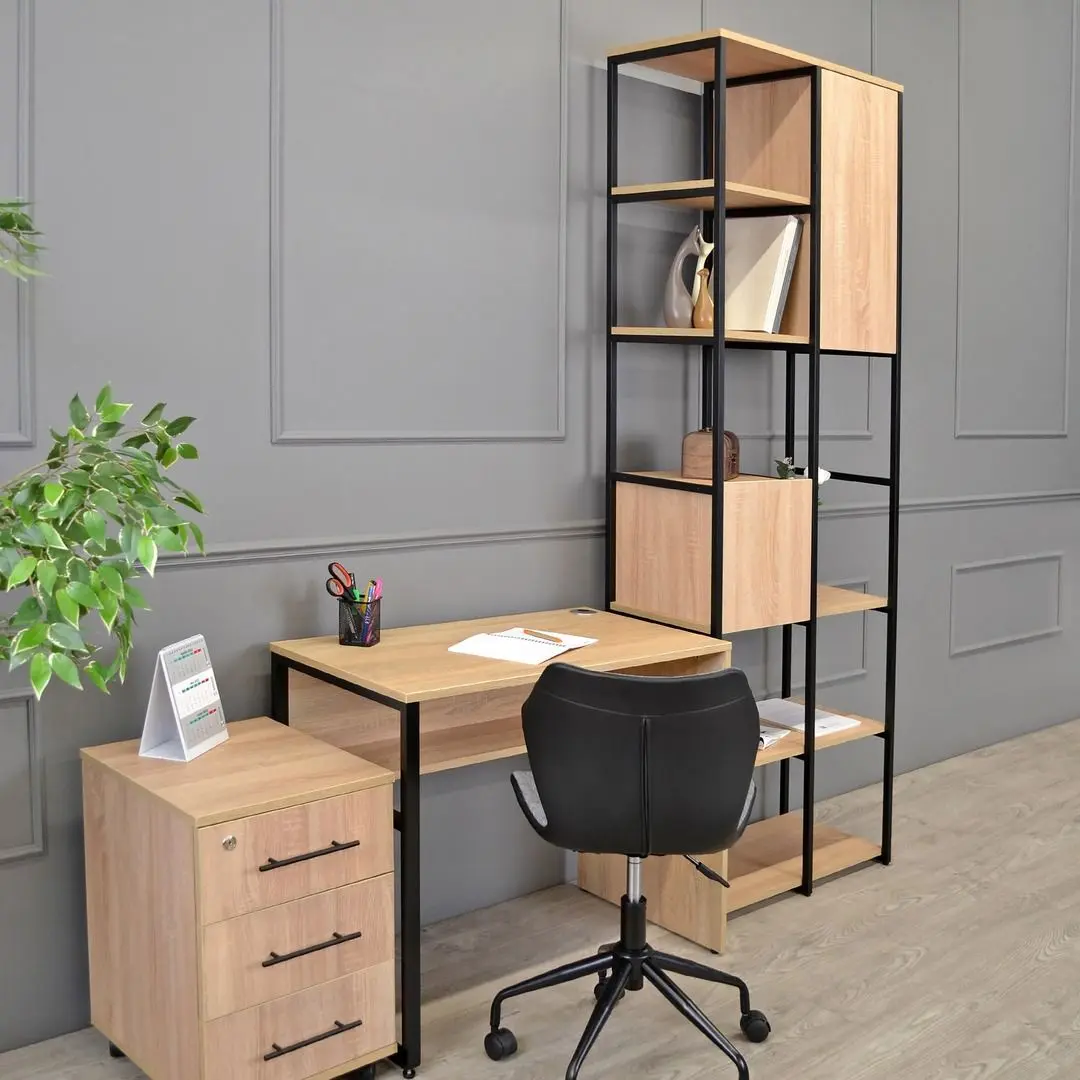 Etajera DP Rio 2 Plus (Sonoma Oak/Black)