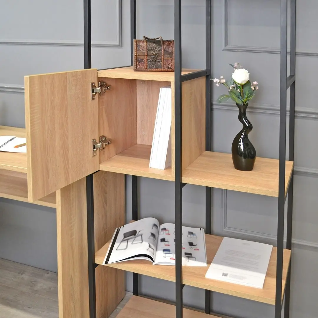 Etajera DP Rio 2 Plus (Sonoma Oak/Black)