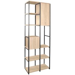 Etajera DP Rio 2 Plus (Sonoma Oak/Black) Thumb