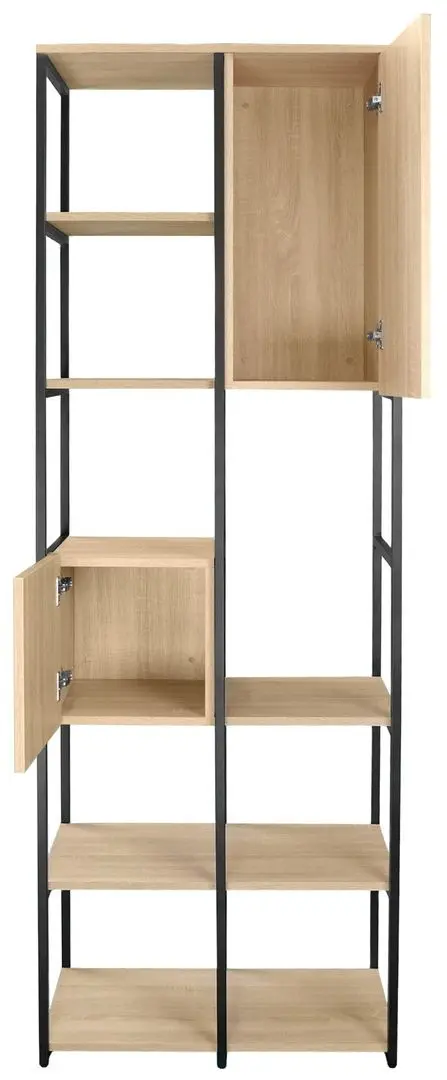 Etajera DP Rio 2 Plus (Sonoma Oak/Black)